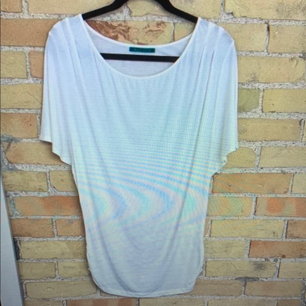 Velvet Cream Asymmetrical Blouse